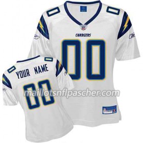 Maillot Los Angeles Chargers Custom Blanc - Femme